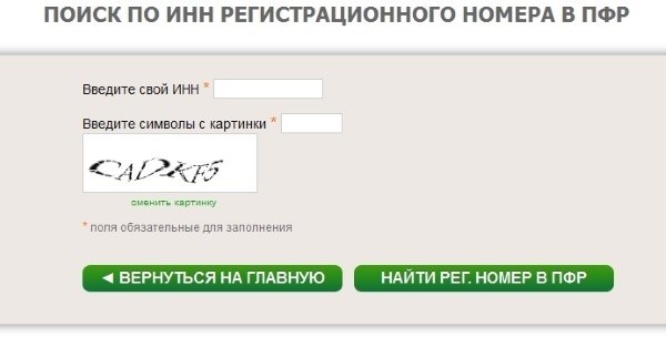 Найдите свой регистрационный номер ПФР на сайте Пенсионного фонда