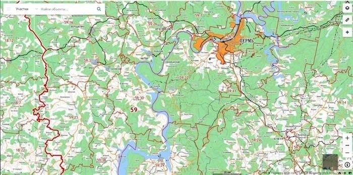 С помощью публичных земельных карт можно узнать стоимость присоединенных участков. Фото: pkk. rosreestr. ru