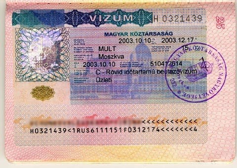 Документы для получения визы в Россию