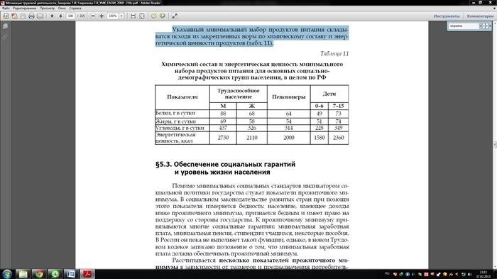 Продукты первой необходимости в минимальной продуктовой корзине